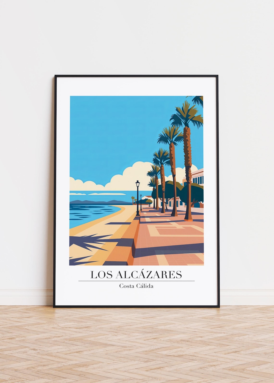 Los Alczares Spain Modern City Art Print