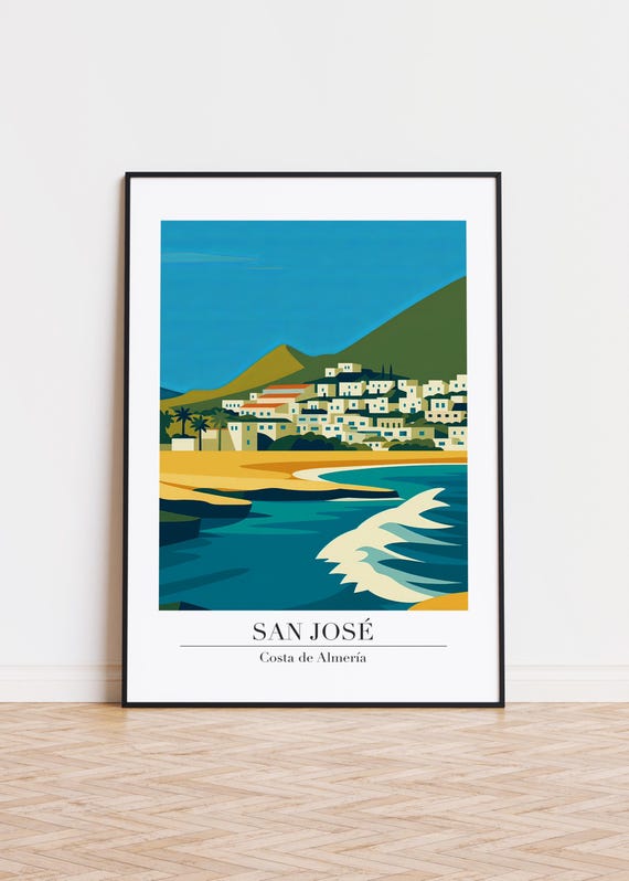 San Jos Cityscape Poster Costa De Almera Art Print