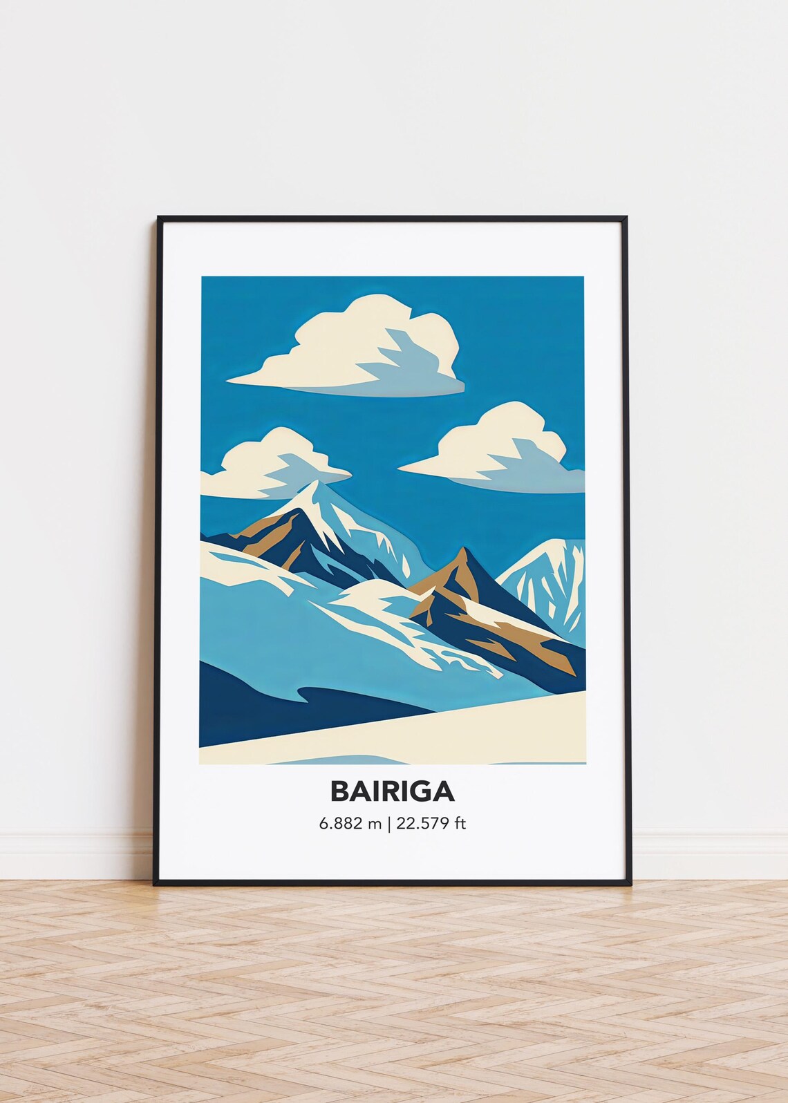 Bairiga Illustration, Modern City Skyline Poster