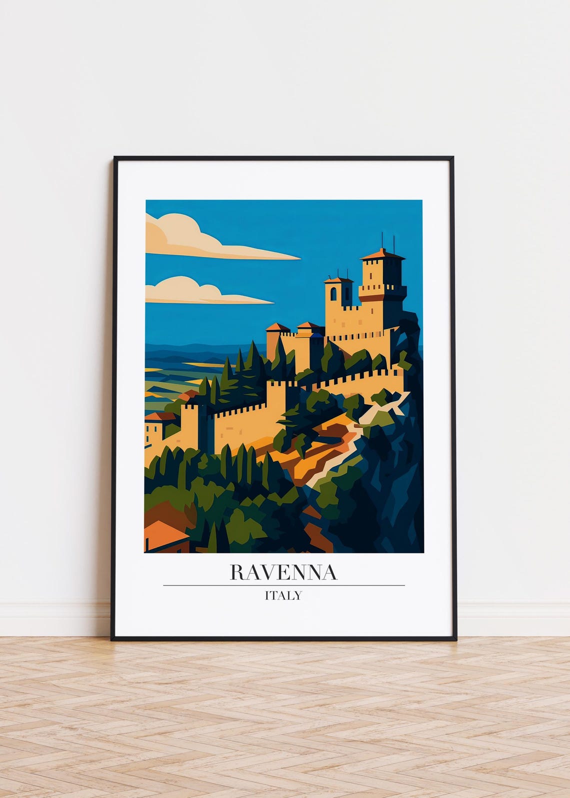 Ravenna Italy Poster Modern City Art Print