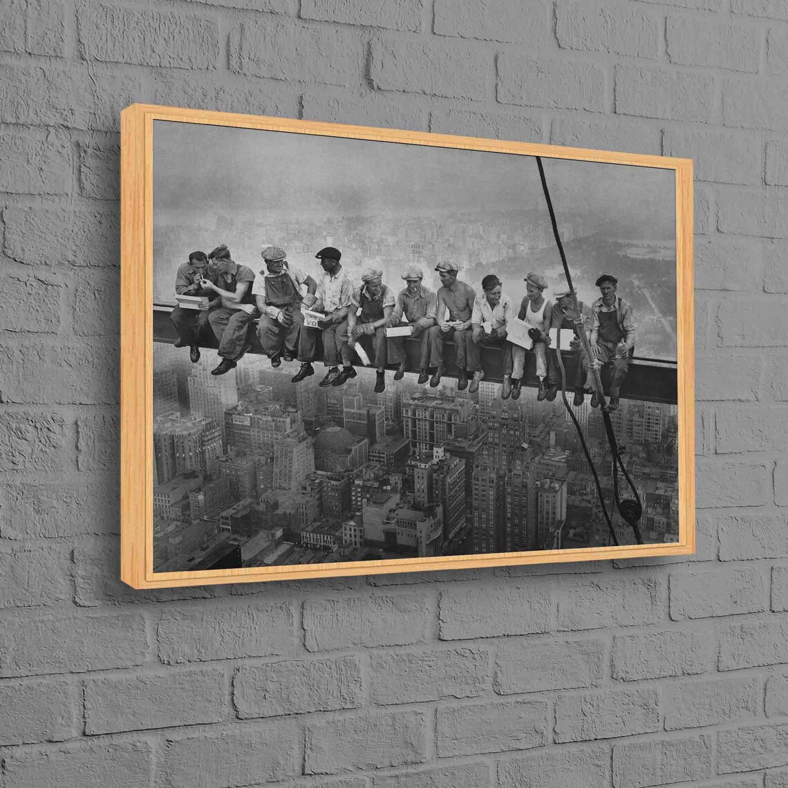 Lunch Atop A Skyscraper Abstract Poster Print