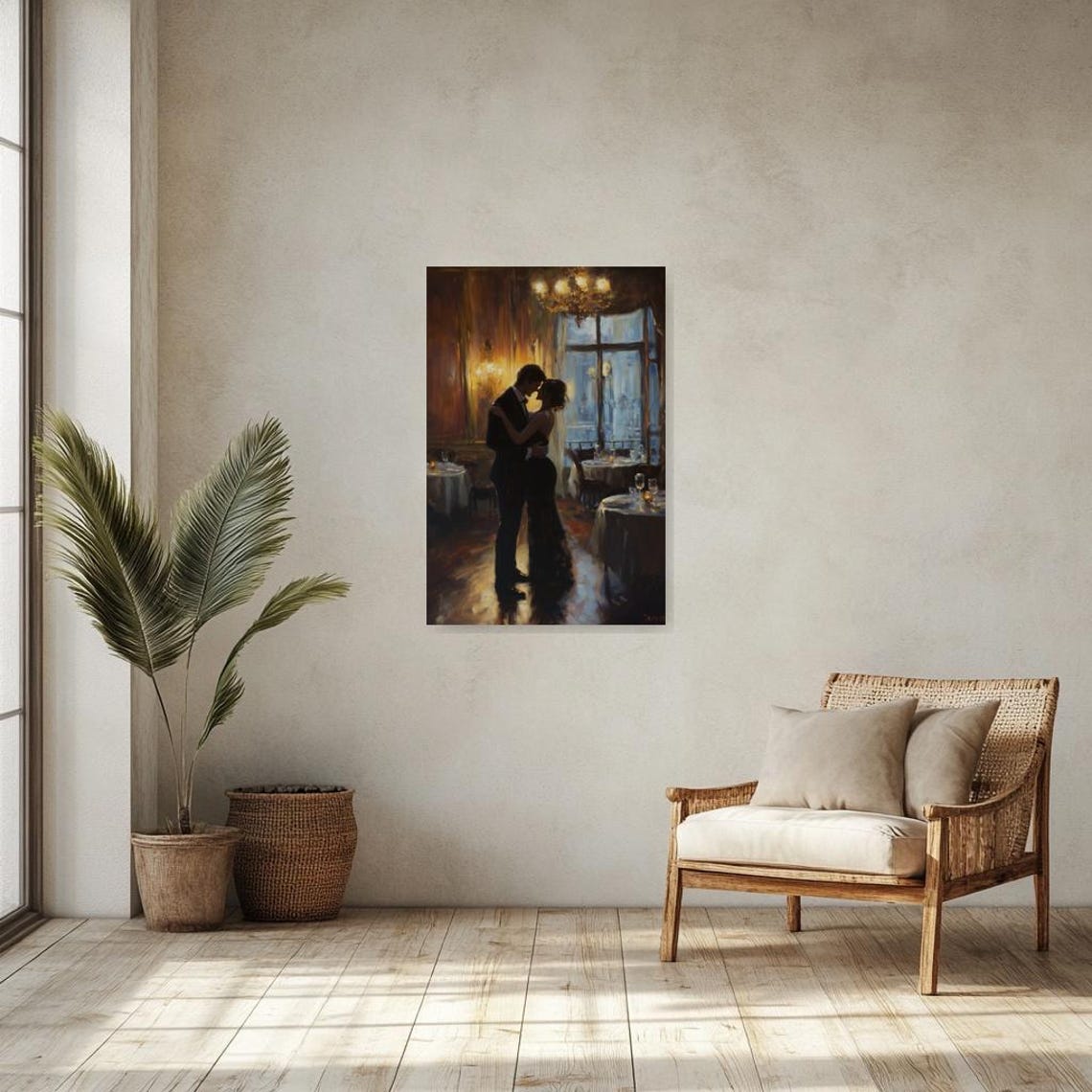 Elegant Passionate Dance Print Inspired By Renoir Romantic Wall Art For Home Decor And Modern Interiors - Image 2