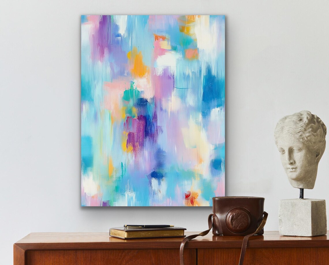 Modern Abstract Art Print, Minimalist Commissioned Artwork - Image 2