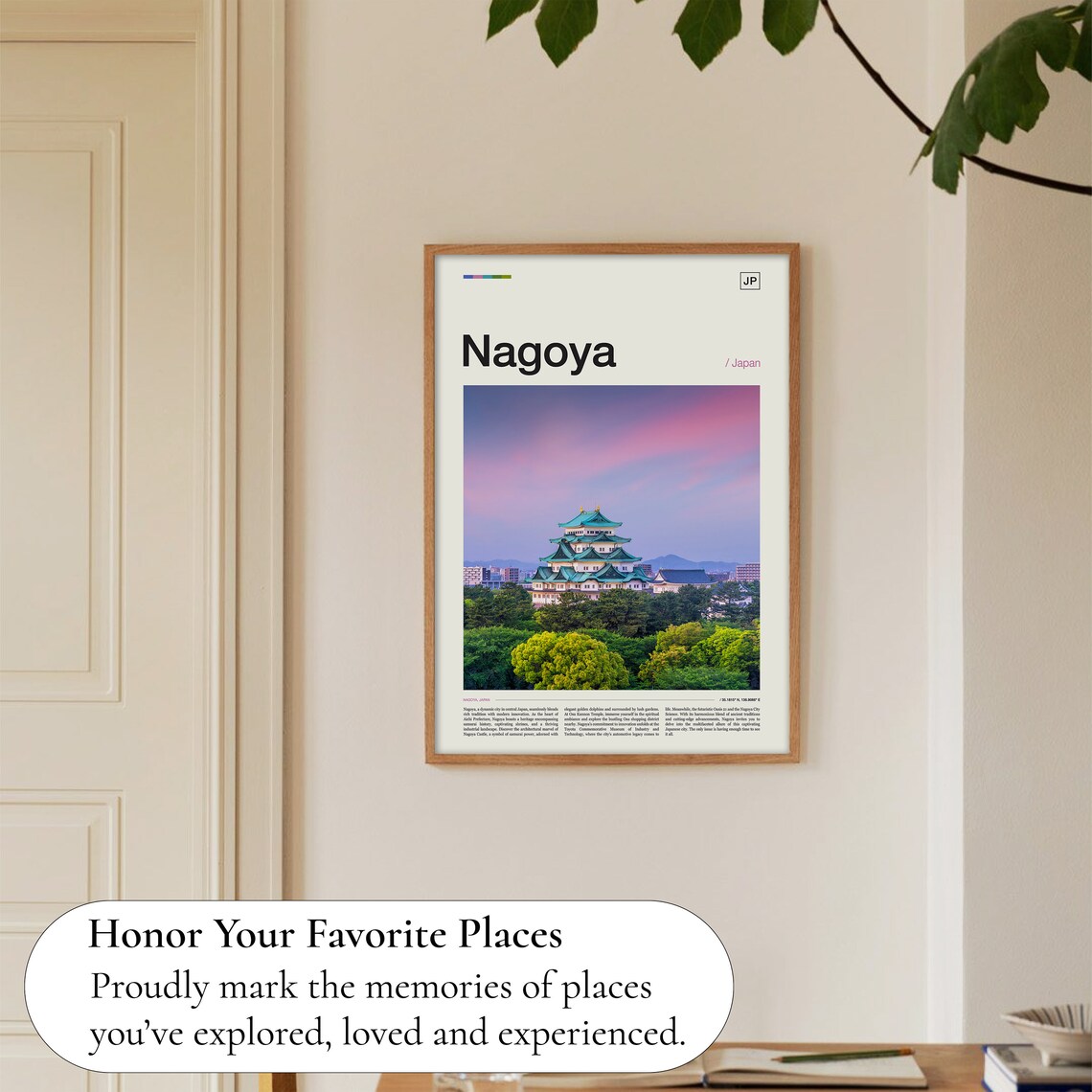 Nagoya Castle Sunset Japan Traditional Architecture Photo Poster - Image 5
