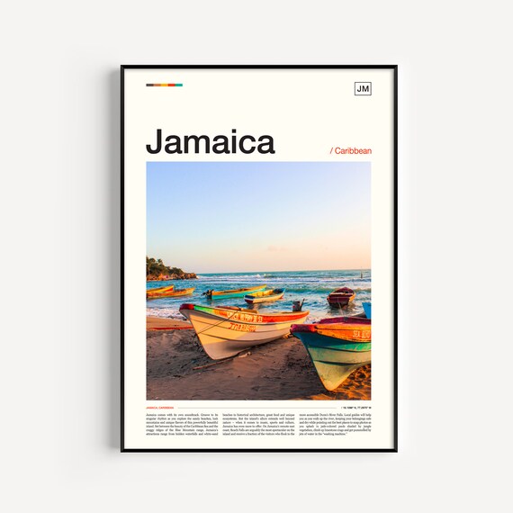 Jamaica Travel Poster, World & Cultural Art