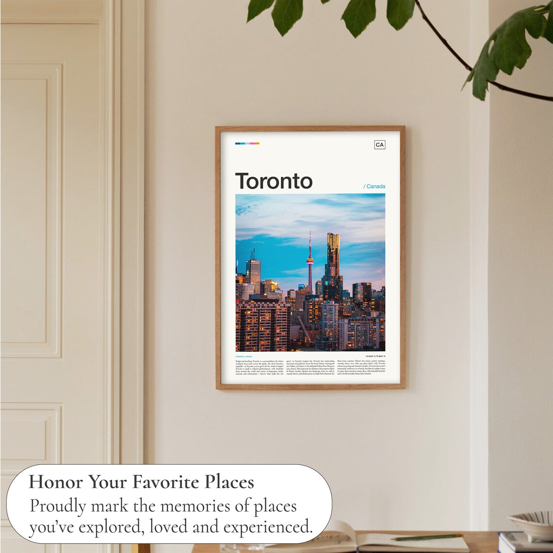 Toronto Travel Poster, Toronto Decor Art Print - Image 5