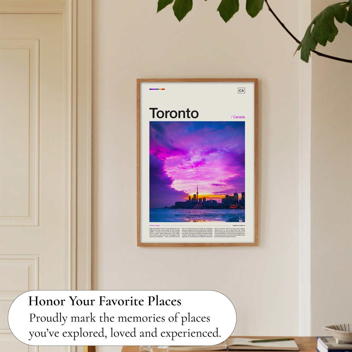 Toronto Travel Poster - Image 5