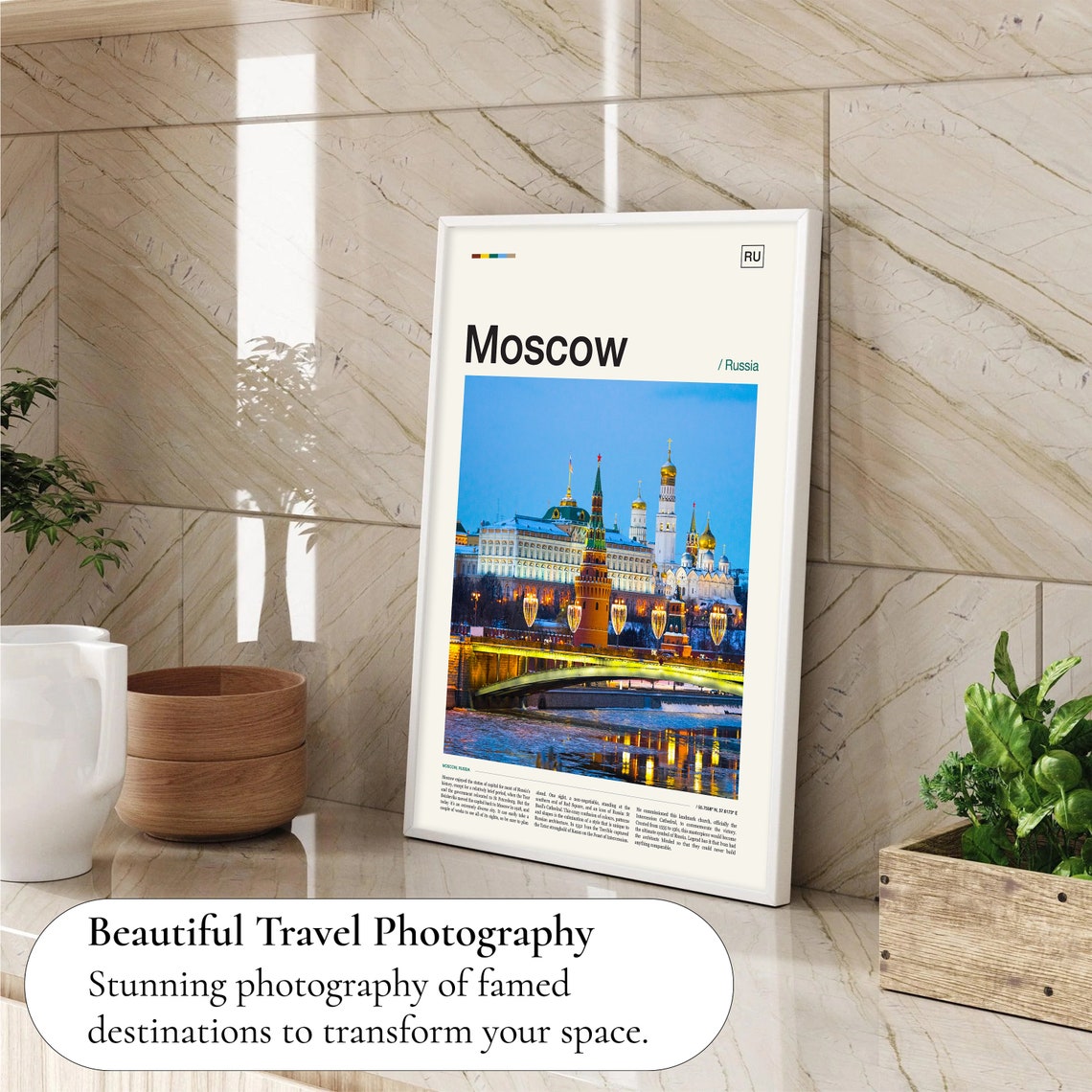 Moscow Print Moscow Poster Moscow Wall Art Moscow Art Print Russia Print Russia Wall Art Russia Poster Russia Art Print Moscow Photo - Image 4