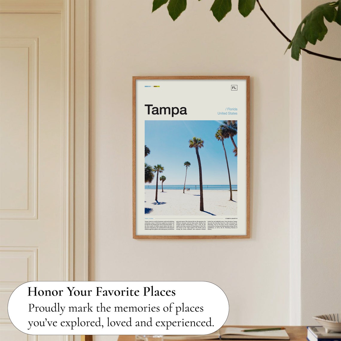 Tampa Print Tampa Poster Tampa Wall Art Tampa Art Print Tampa Artwork Tampa Photo Florida Print Florida Poster Florida Wall Art - Image 5