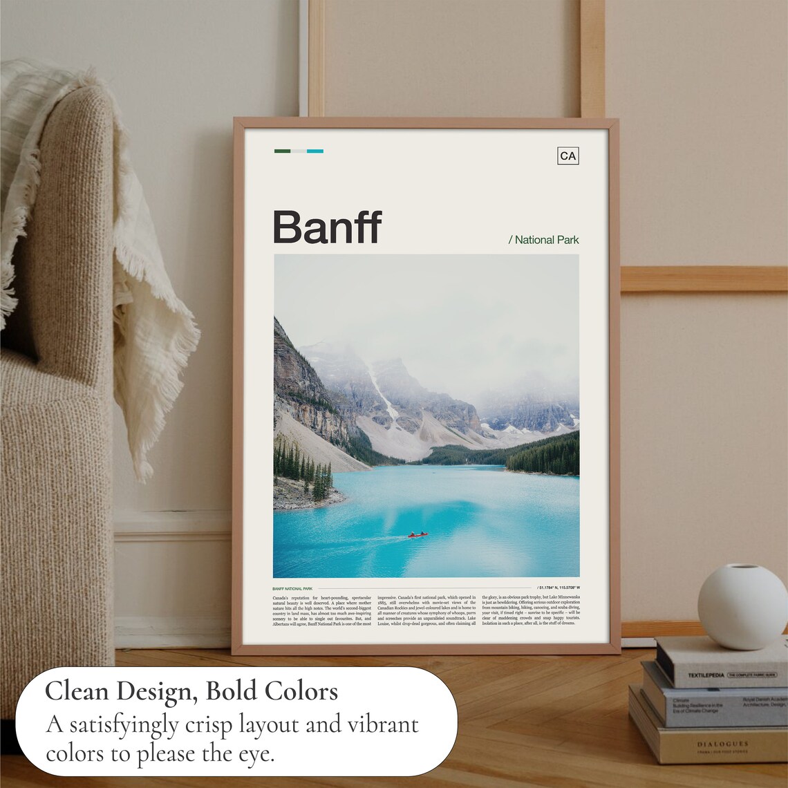 Banff National Park Travel Poster, Alberta - Image 3