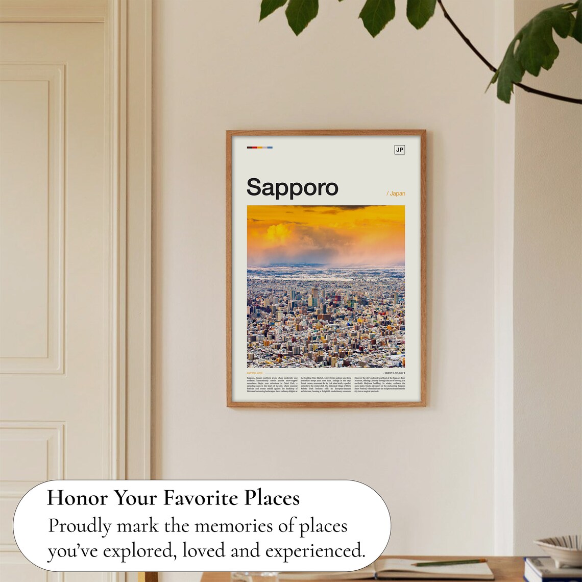 Sapporo Hokkaido Japan Travel Poster - Image 5