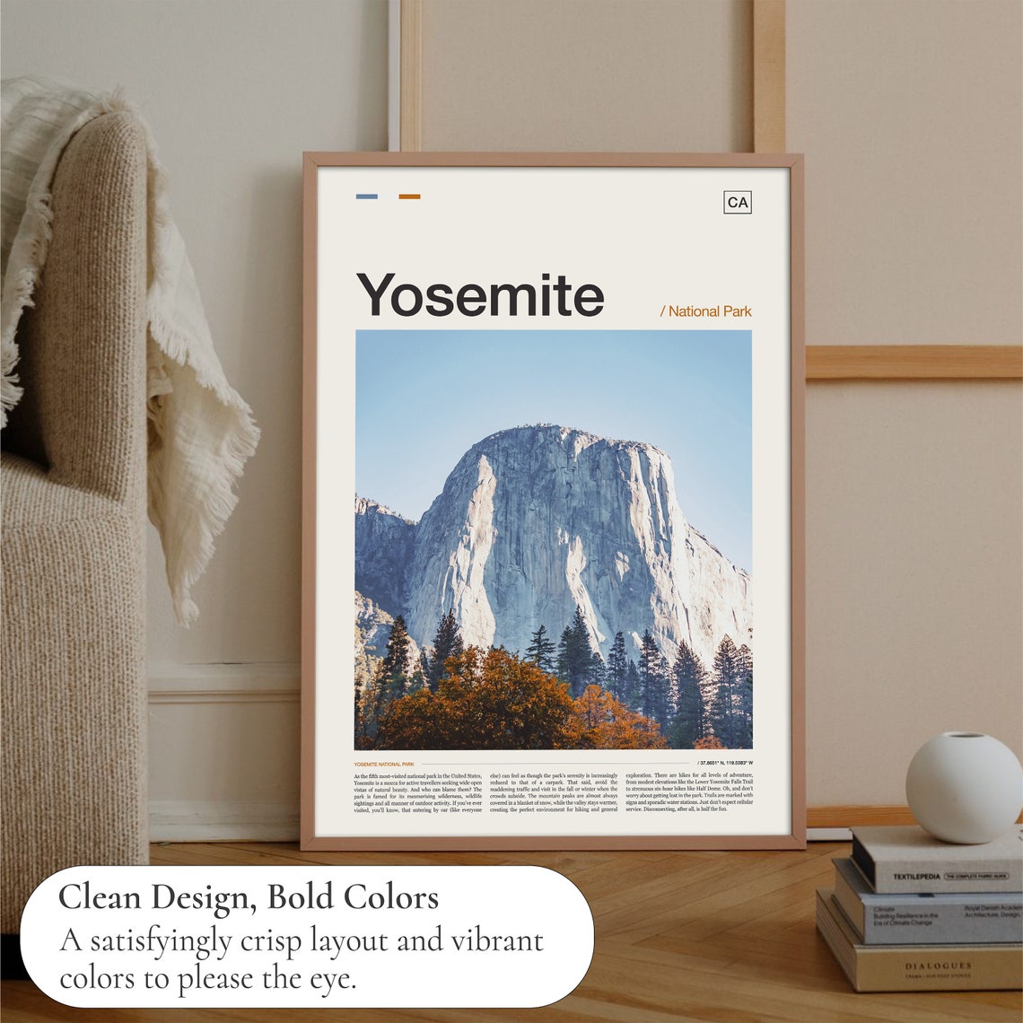 Yosemite National Park El Capitan Granite Monolith Photo Poster - Image 3
