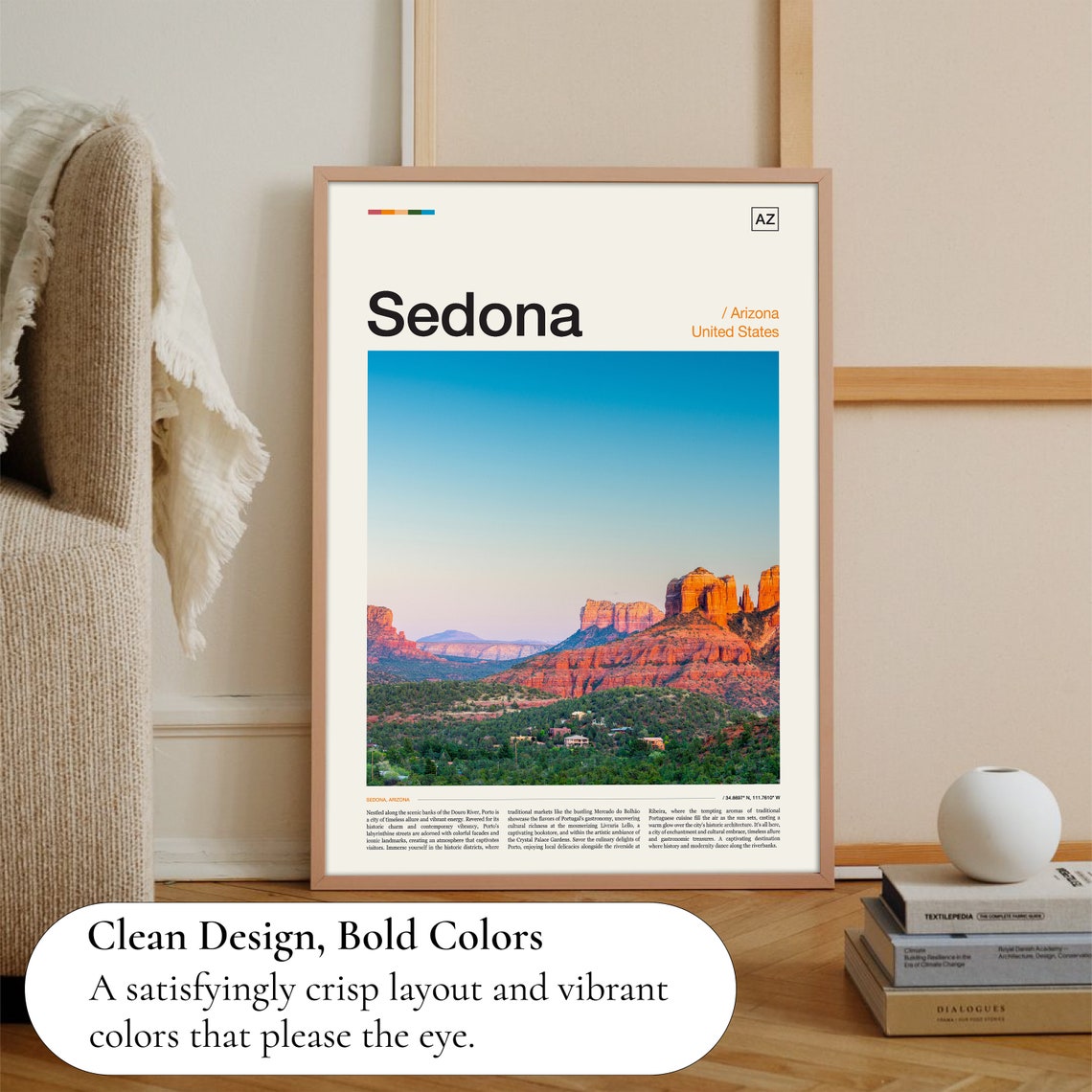 Sedona Arizona Sedona Art Sedona Artwork Arizona Landscape Sedona Red Rock Arizona Art Arizona Wall Art Arizona Wall Decor - Image 3
