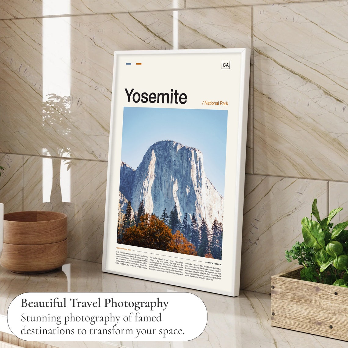 Yosemite National Park El Capitan Granite Monolith Photo Poster - Image 4