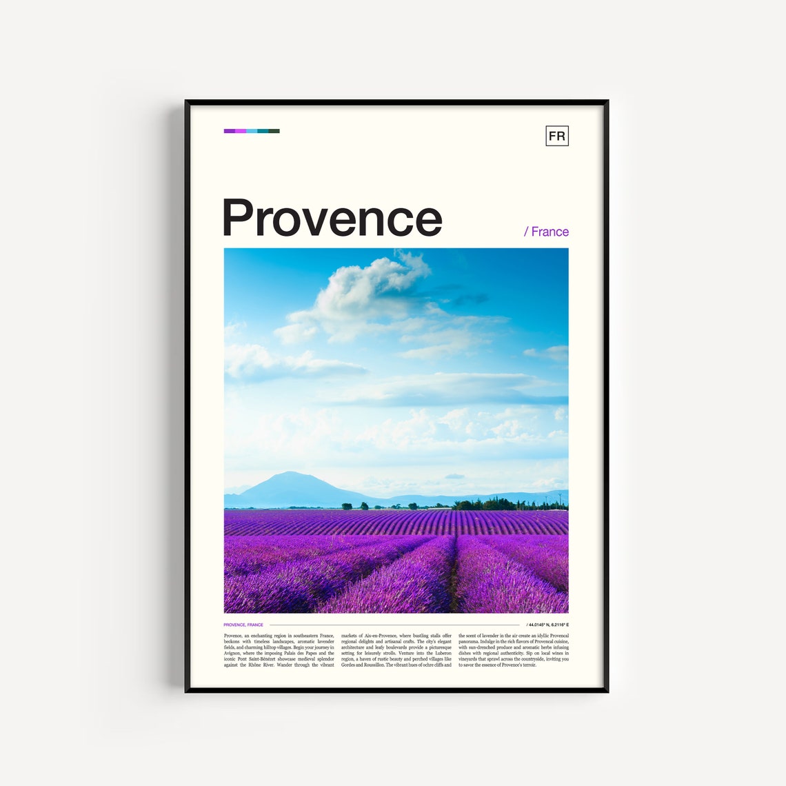 Province Poster Province Print France Poster France Art France Print French Wall Art Provence Lavender French Countryside