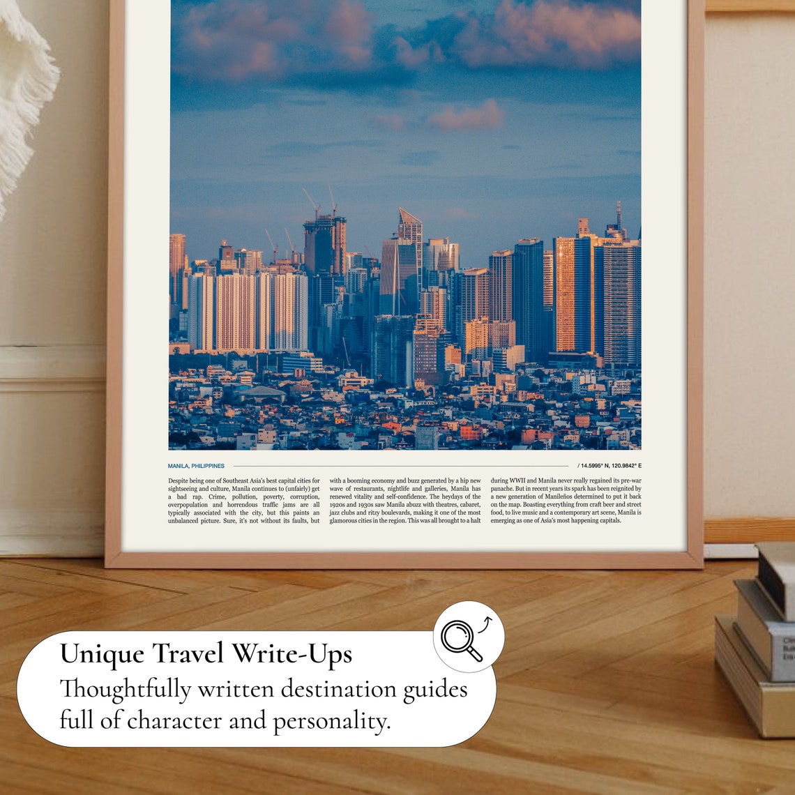 Manila Philippines City Skyline Dusk Urban Skyline Travel Poster - Image 2