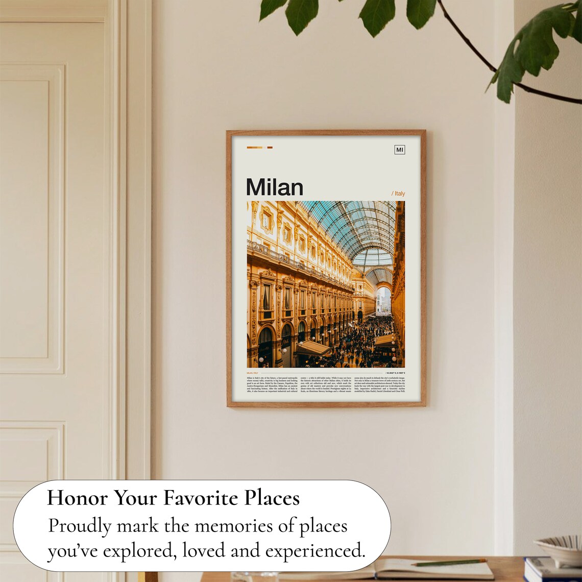 Milan Travel Poster, Italy Travel Art Print - Image 5