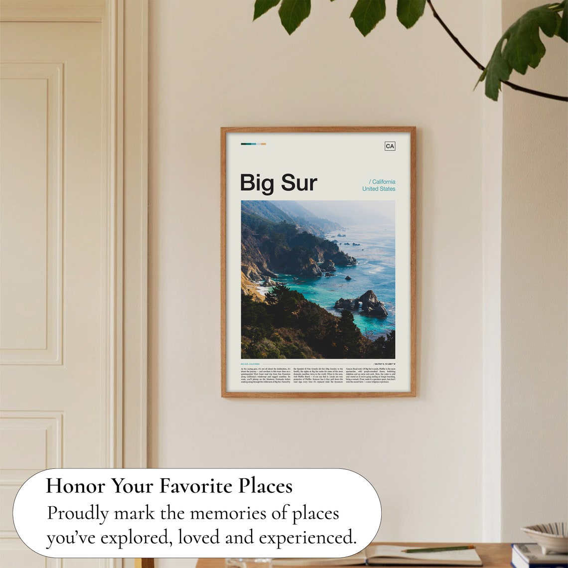 Big Sur Print Big Sur Wall Art Big Sur Poster Big Sur Art Print Big Sur Photo California Poster California Print California Coast - Image 5