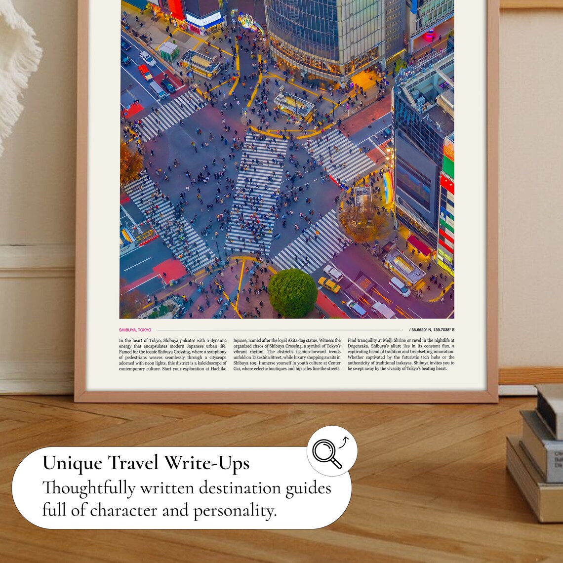 Shibuya Crossing Tokyo Travel Poster, Japan Art - Image 2