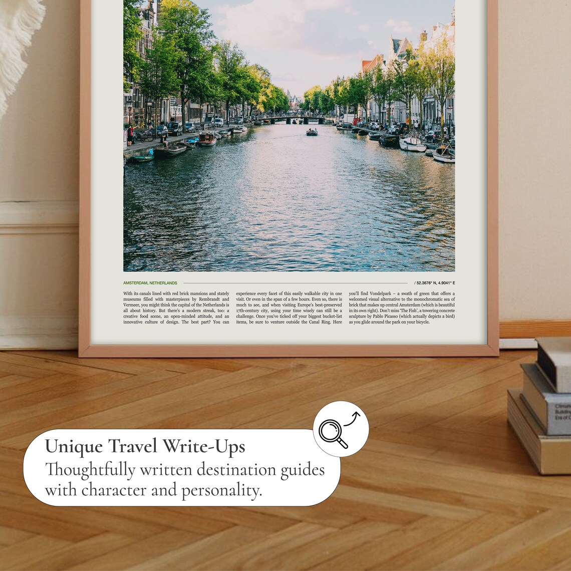 Amsterdam Travel Poster, Netherlands Place Art Print - Image 2