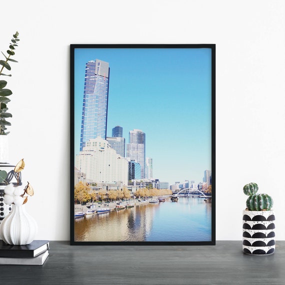 Southbank Melbourne Australia Print Wall Art A4 A3 A2 A1