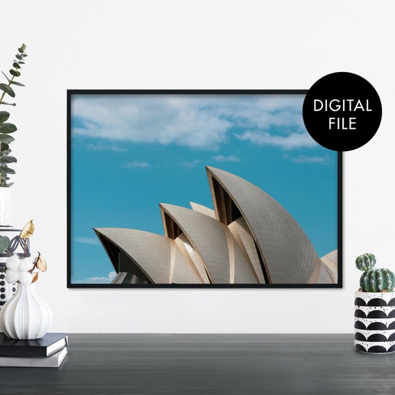 Sydney Harbour Bridge Shells Australia Print Wall Art At Home File