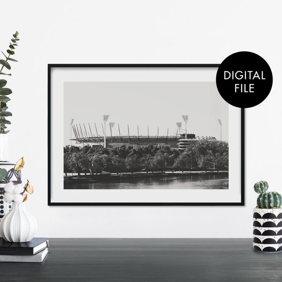 Melbourne Cricket Ground At Home Poster Print