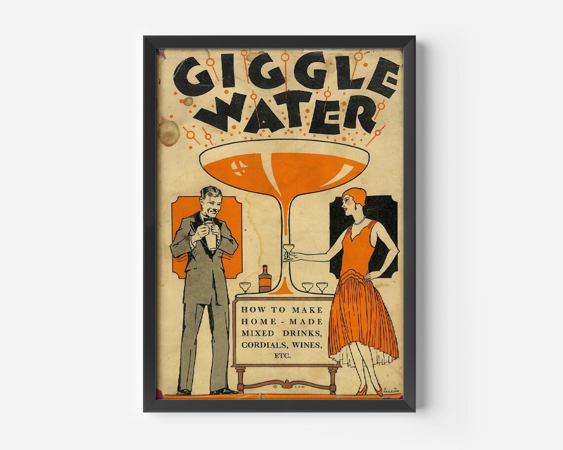 Cocktail Bar Funny Bartender Old Book Cover Poster - Image 3