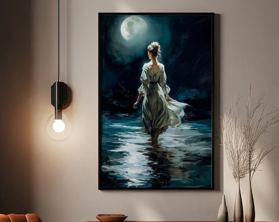 Dark Academia Print Moody Victorian Wall Art Dark Decor Aesthetic Dark Cottagecore Gothic Prints