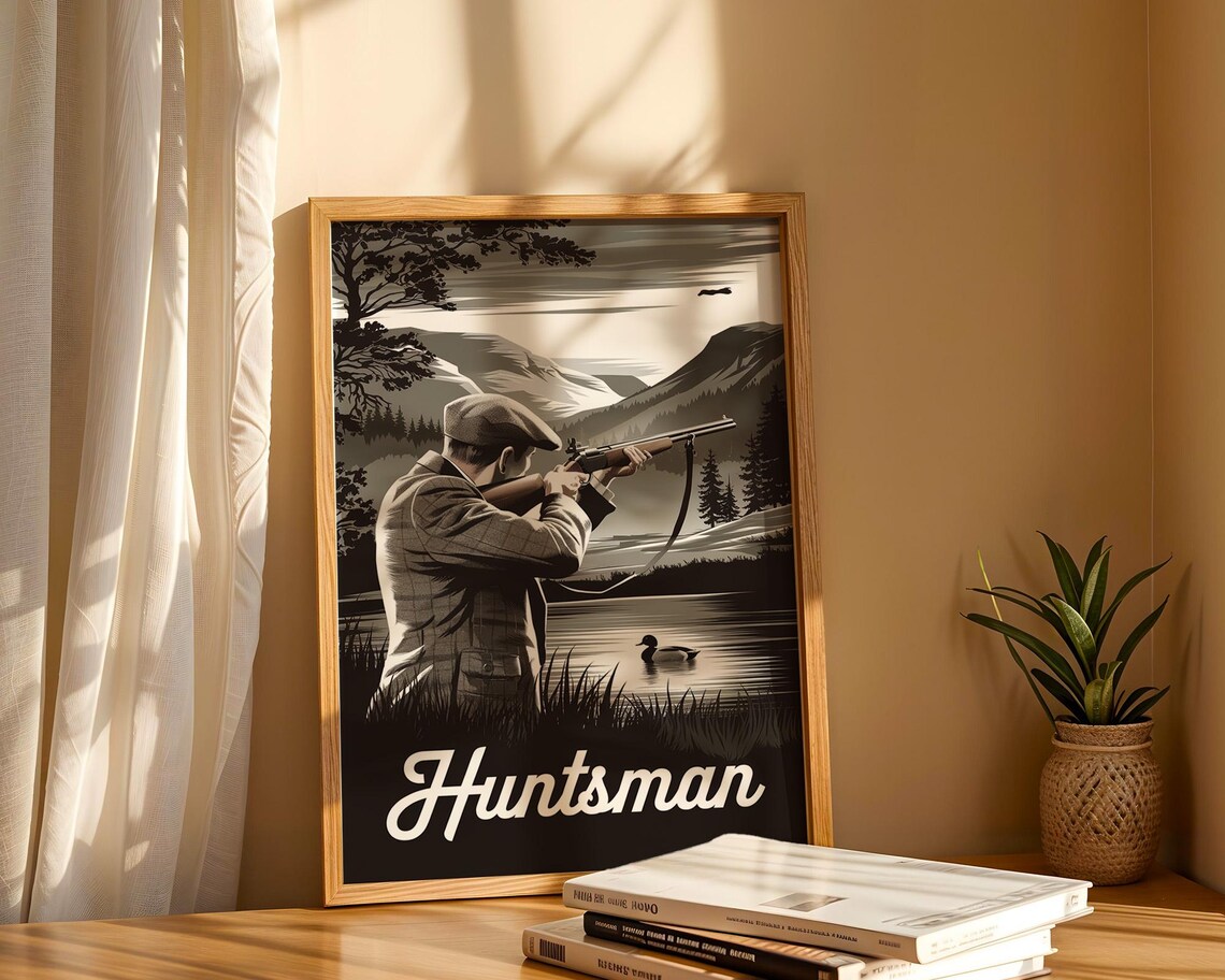 British Game Shoot Hunting Poster, Vintage Countryside Decor - Image 7