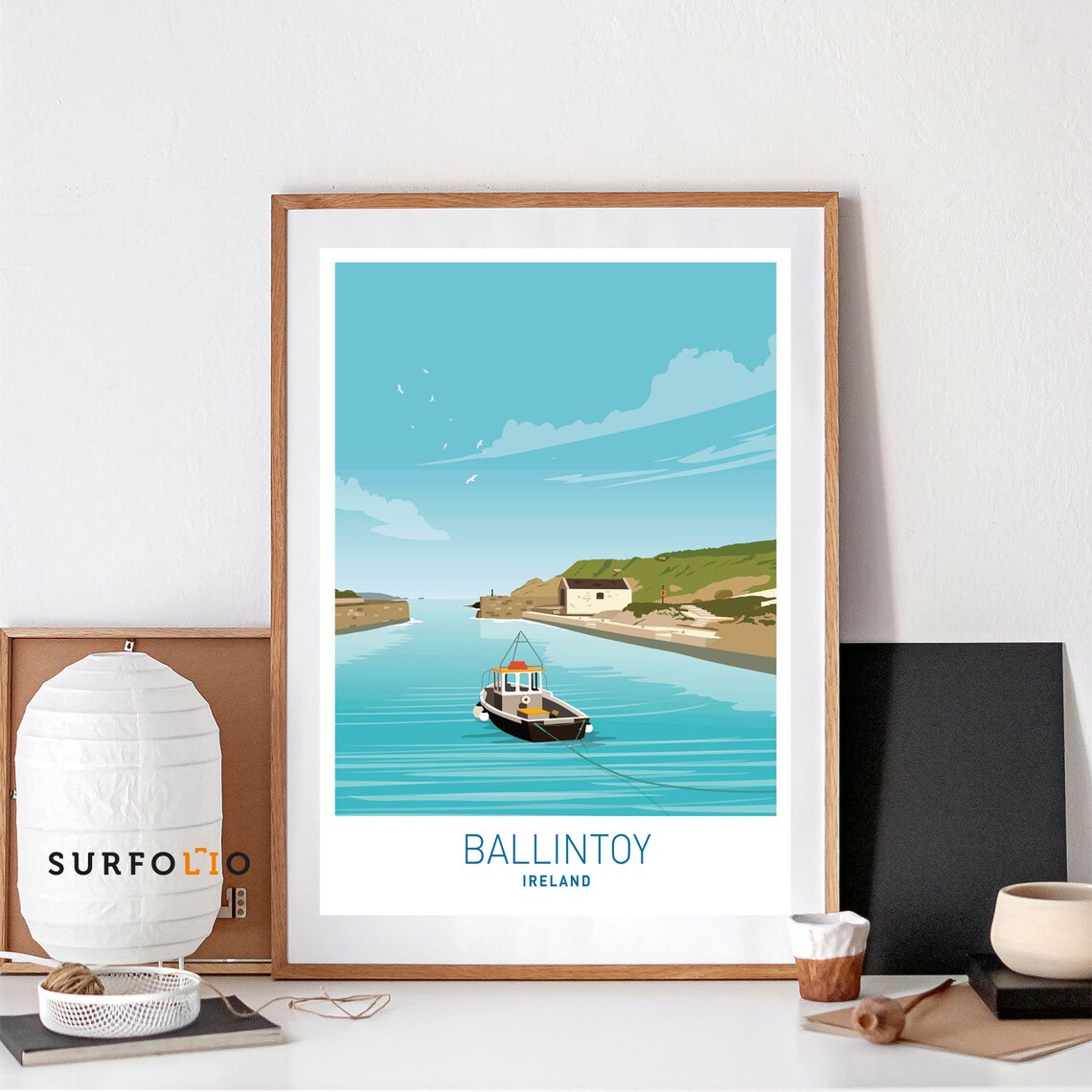 Ballintoy Harbour Art Print, North Antrim Landscape
