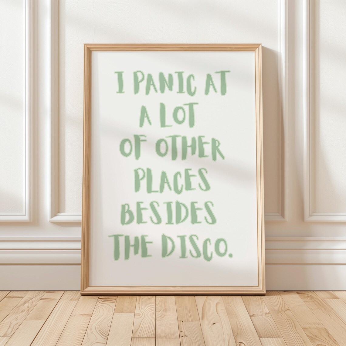 Funny Panic At The Disco Pop Punk Art Print