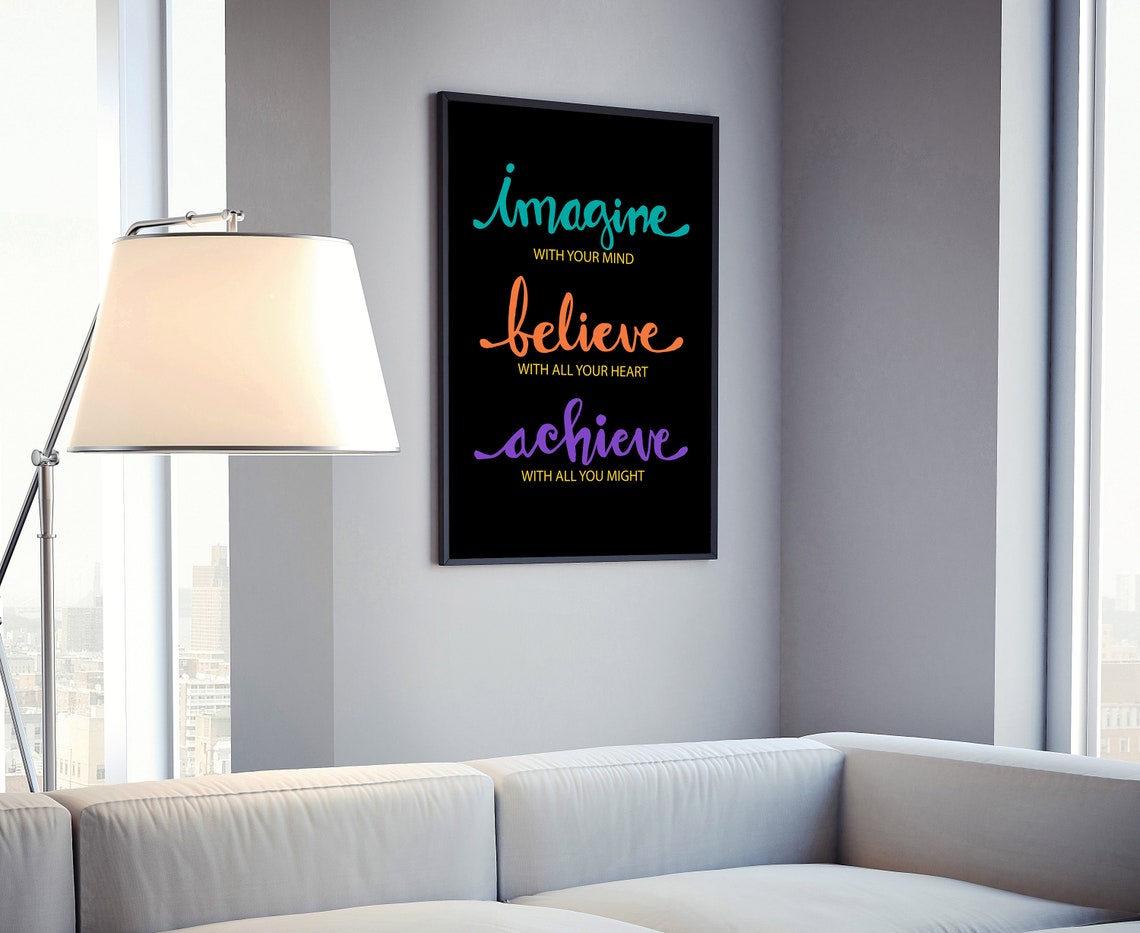 Gym Wall Art Gym Poster Gym Quote Gym Dcor Home Wall Art Home Gym Dcor Home Gym Poster Home Wall Decor Fitness Office Walll Quote - Image 4