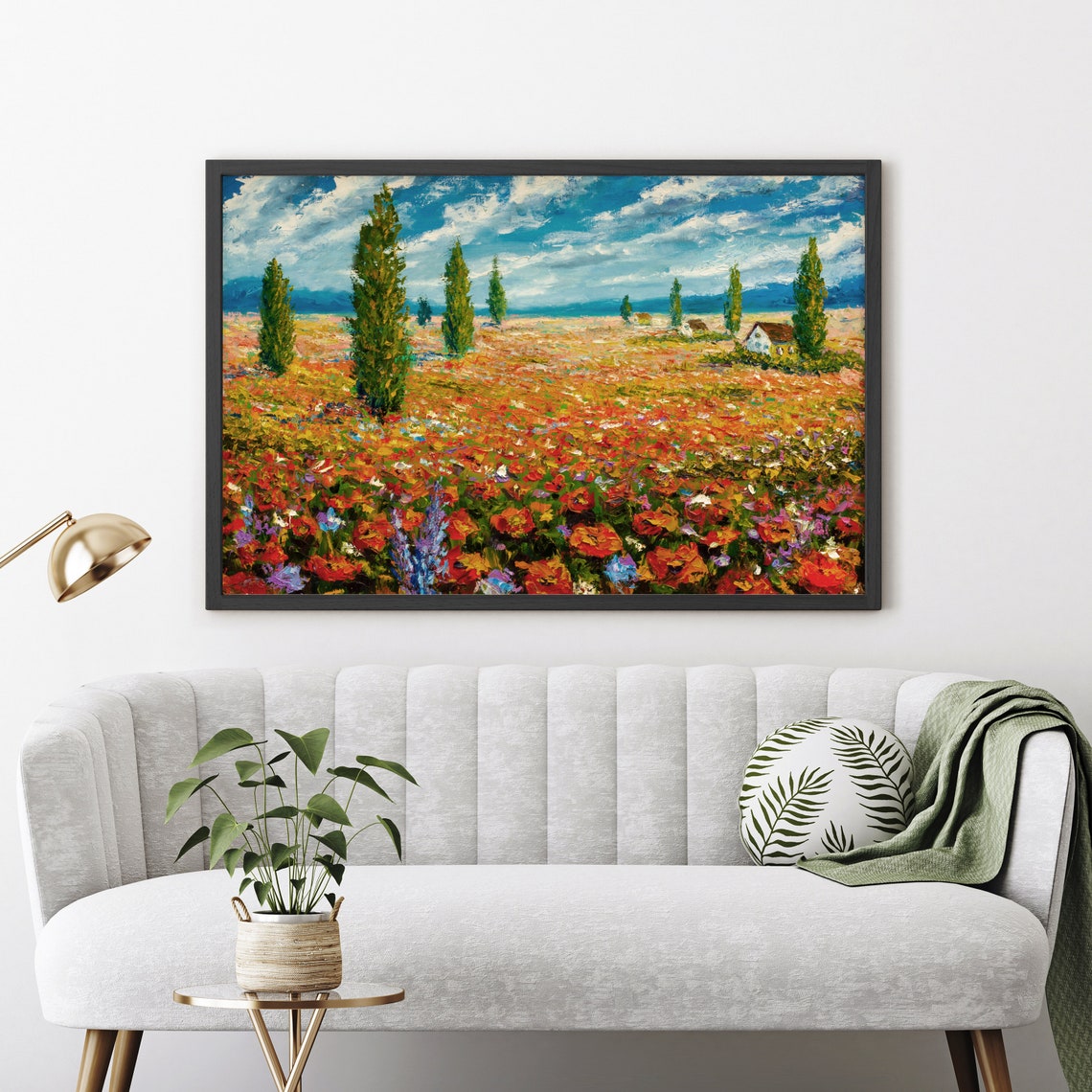 Flowers Oil Painting Flowers Still Life Poster Prints Flower Painting Prints Floral Texture Oil Painting Home Office Wall Art Decoration - Image 4