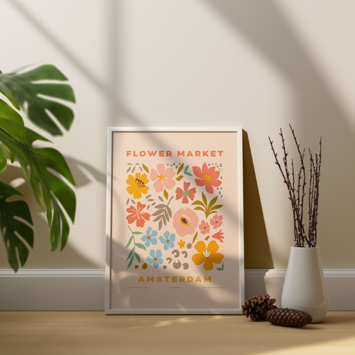 Flower Market Poster, Matisse-Inspired Art Print - Image 4