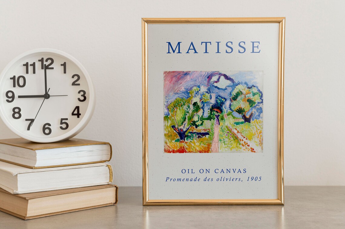 Matisse Promenade Des Oliviers 1905 Poster Vibrant Fauvist Olive Trees - Image 4