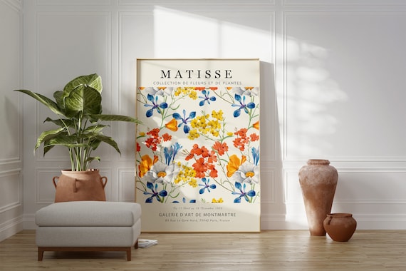 Matisse Flower Poster Flower Market Poster Matisse Print Tokyo Flower Printable Poster Matisse Plant Botanical Poster