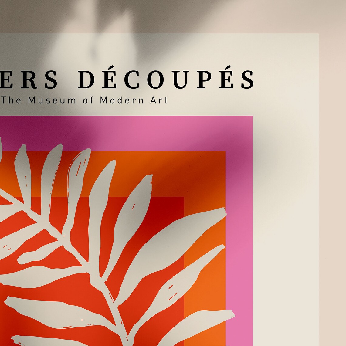 Matisse Beige Pinkorange Poster Art Print - Image 4