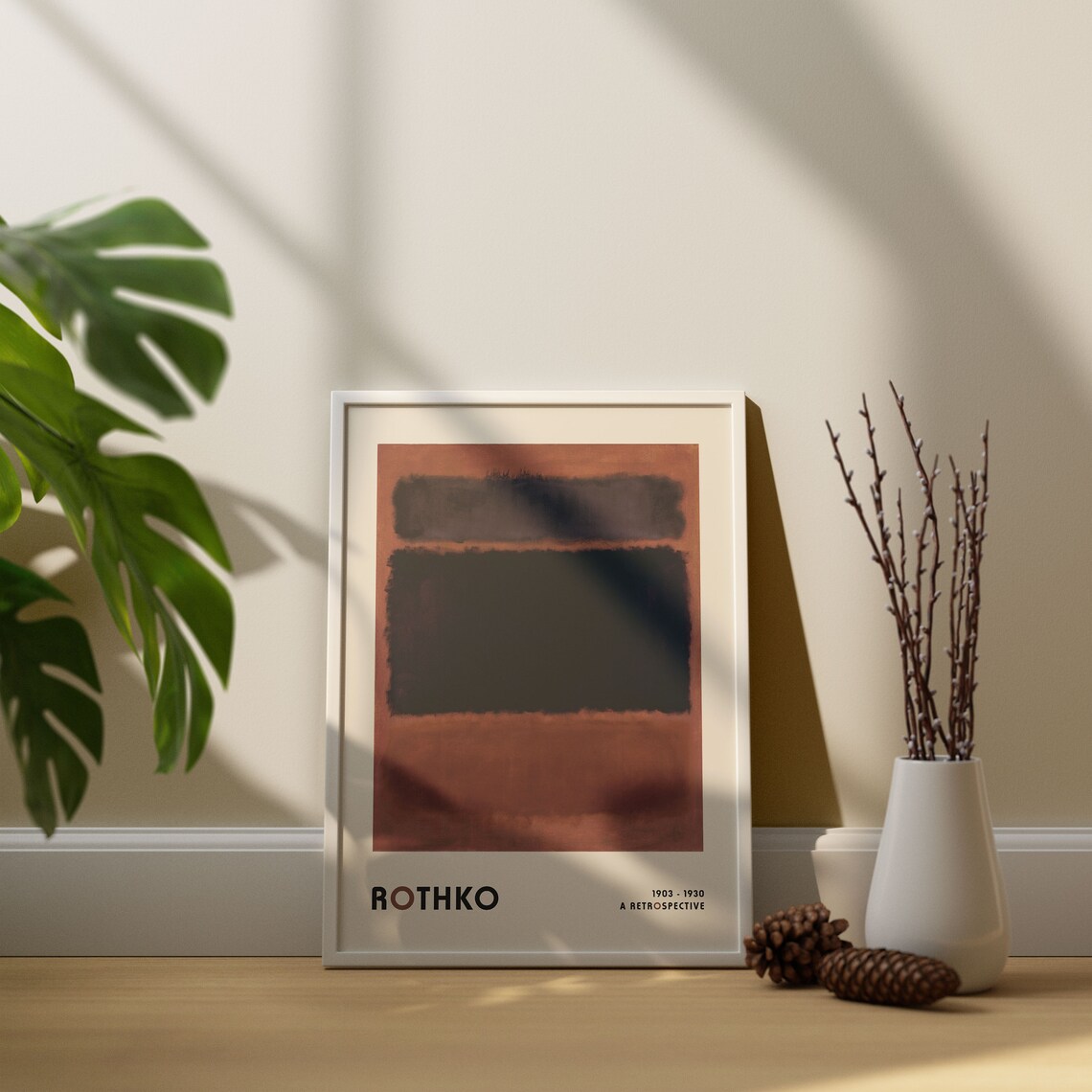 Mark Rothko Vintage Exhibition Poster, Art Print - Image 2