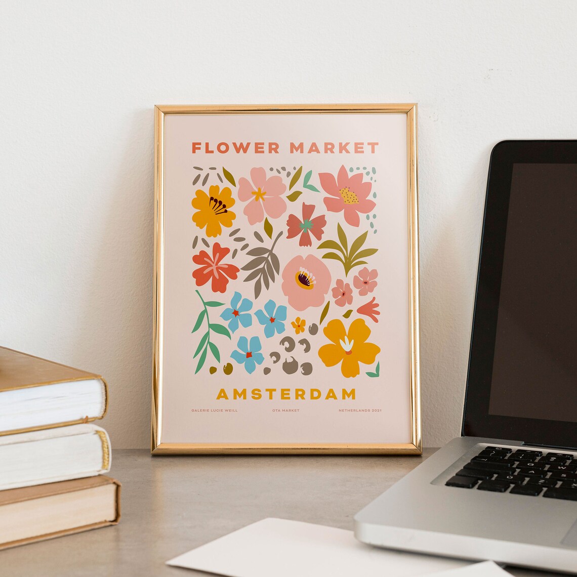 Flower Market Poster, Matisse-Inspired Art Print - Image 2