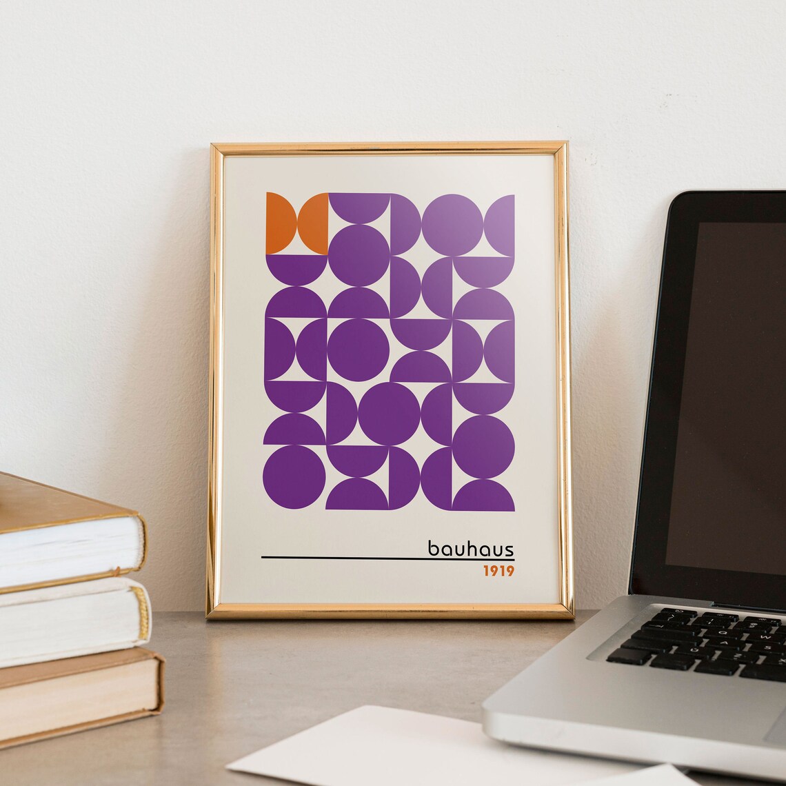 Bauhaus Exhibition Poster, Geometric Mid-Century Decor - Image 5