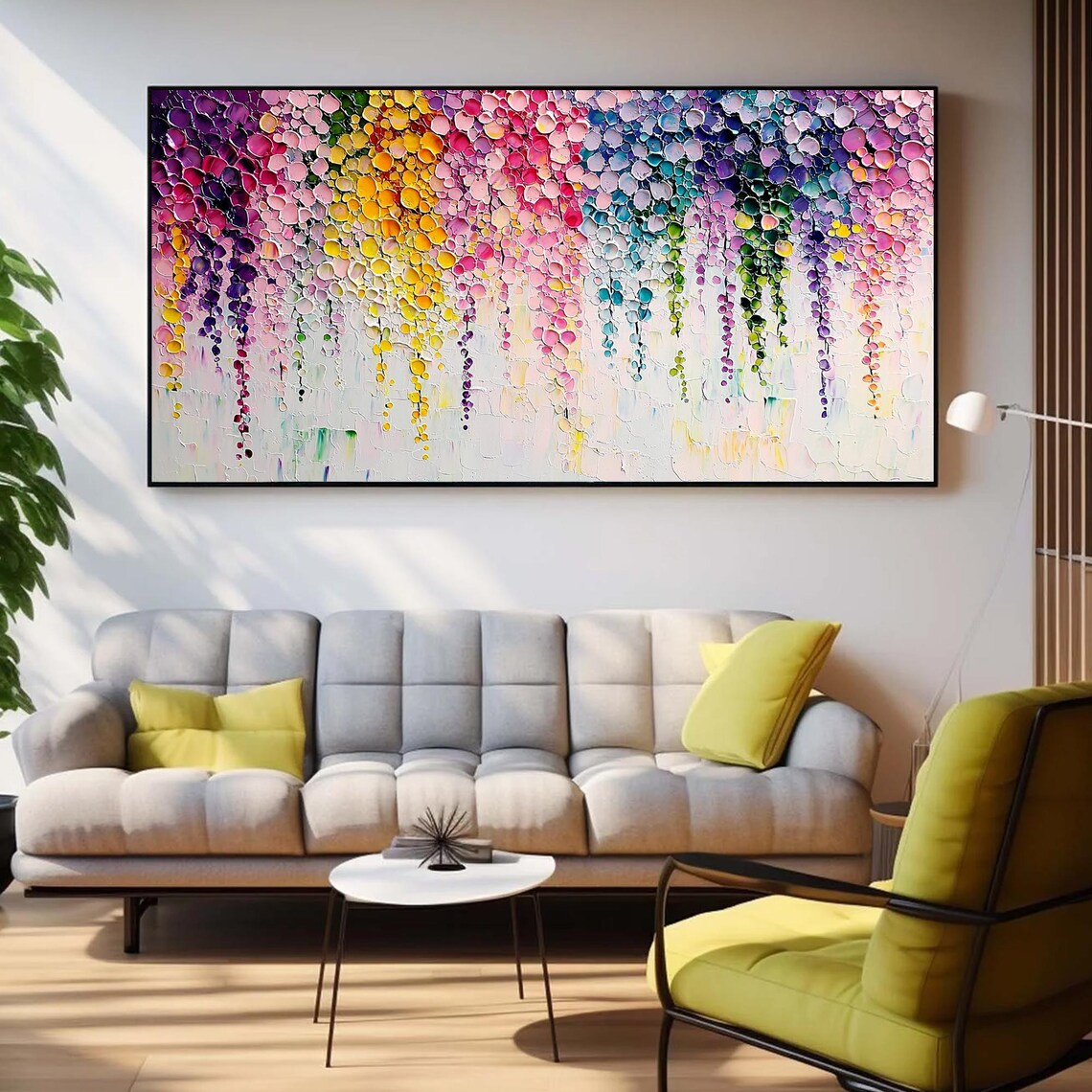 Abstract Floral Blossom Art Print, Modern Boho - Image 2