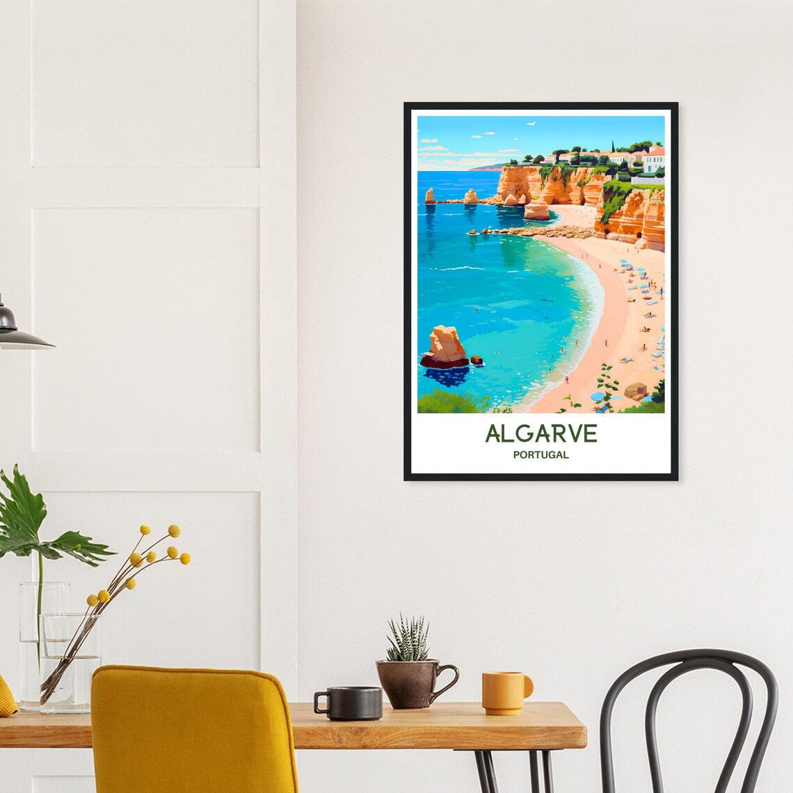Algarve Travel Poster, Portugal Travel Art Print - Image 3
