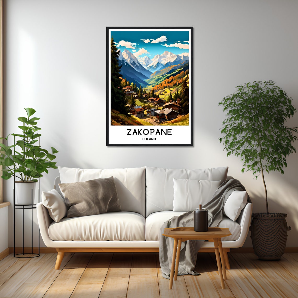 Zakopane Poland Tatra Mountains Alpine Village Travel Poster - Image 2