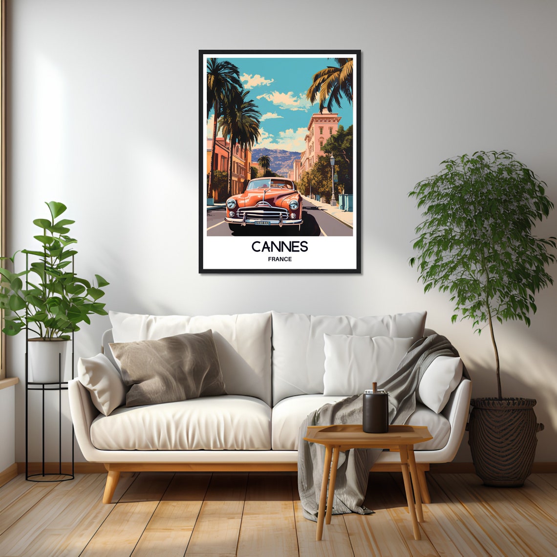 Cannes Travel Print Cannes Travel Poster Cannes Print Cannes Poster Cannes France Print Cannes Travel Gift Cannes Art Gift Cannes Art Print - Image 2