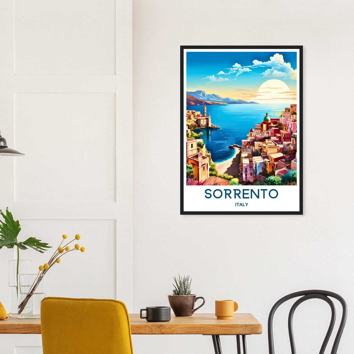 Sorrento Travel Poster Sorrento Travel Print Sorrento Italy Print Sorrento Poster Sorrento Travel Gift Sorrento Lover Gift Sorrento Print - Image 3