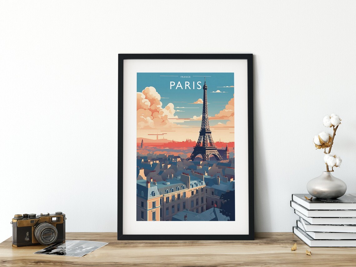 Paris Travel Poster, France City Art Print - Image 3