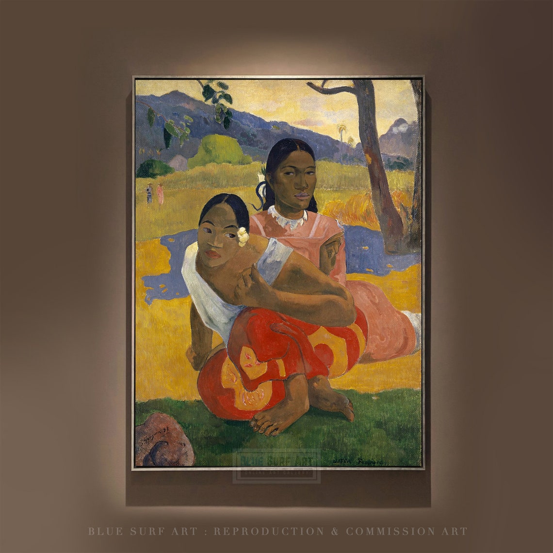 When Will You Marry Paul Gauguin 1892 Reproduction Art Gauguin Living Room Wall Art Gift Handmade Oil Painting Gauguin Art