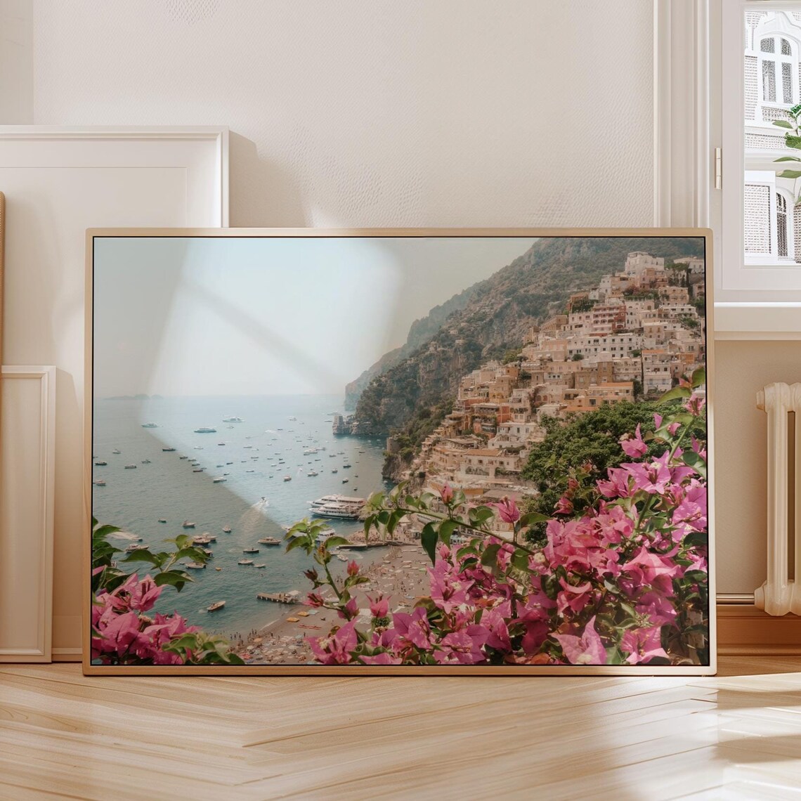Amalfi Coast Positano Travel Poster, Italy Wall Art - Image 3