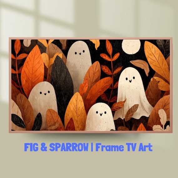 Halloween Frame Tv Art Fall Autumn Spooky Samsung Artwork